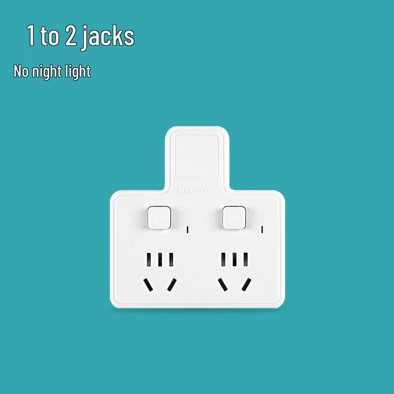 Wandmontierte Multifunktions-Steckdosenleiste mit Doppelsteckdosen