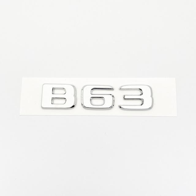 Lettere Argento Cromato 550G 4X4 850 550 D35 B40 D6S B63 Emblema per Mercedes Benz Brabus G Auto Parafango Bagagliaio Posteriore W464 Adesivo Logo