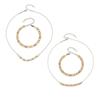 European & American Fashion Star Zirconium Necklace & Bracelet Set - Color-block Stainless Steel Jewelry