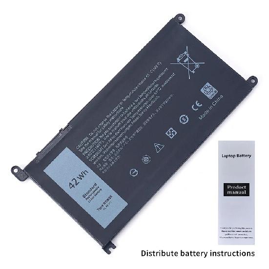 New Original 11.4V 42Wh Battery WDXOR WDX0R For Dell Inspiron 13 14 15 17 5000 7000 P69G001 5378 5379 5770 5570 P69G Vostro 5471
