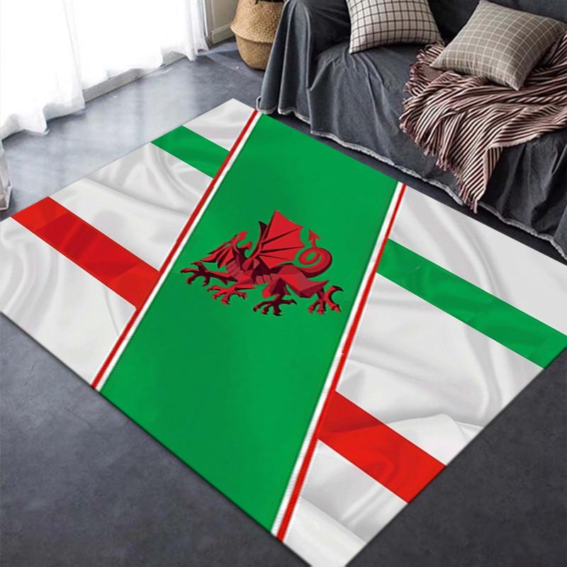 Y Ddraig Goch Carpet Rug For Living Room Bedroom Home Sofa Decorationkids Play Nonslip Floor Mat