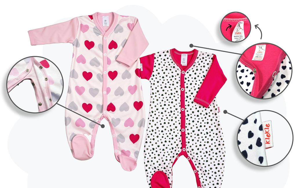 PURPLEMAN Romper Collection Made of ORGANIC COTTON GOTS DINOSAURS R. 68 KLEKLE
