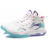 Li-Ning Yushuai 15 White Purple Turquoise Men Sneakers Standard-White ABAR043-1