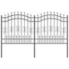 Gartenzaun KAMPEN 240 x 166 cm Masche Pulverbeschichteter Stahl
