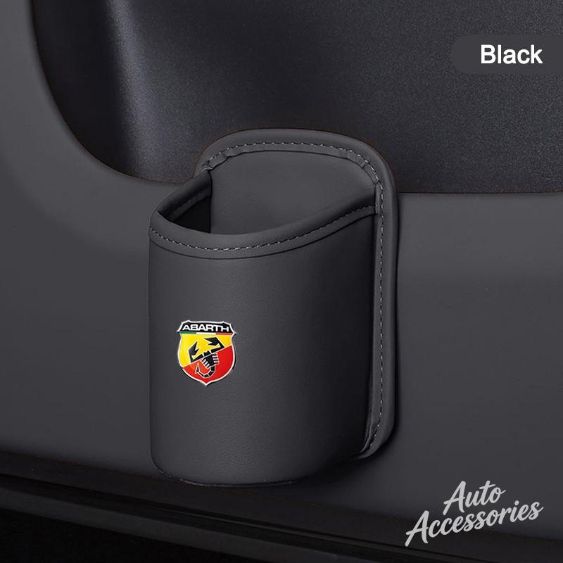 Car Water Cup Box Back Seat Drink Rack Leather Storage Box Water Cup Stand For Abarth Punto Tipo Panda Ducato Ducato Stilo Fior