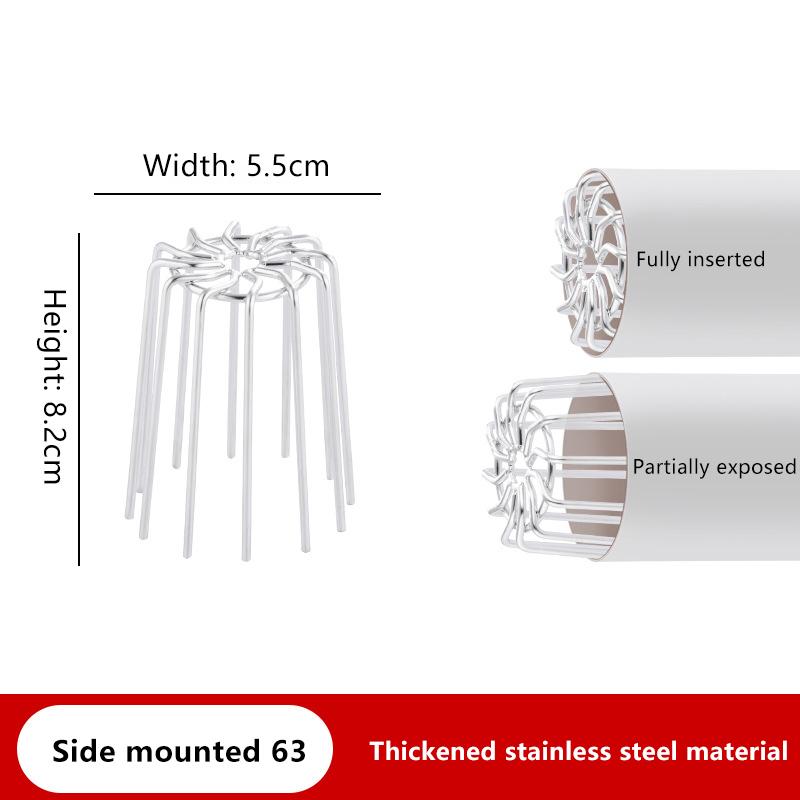 

New Stainless Steel Roof Floor Drain Balcony Drainage Ditch Anti-Blocking Mesh Cover Garden Outdoor Rooftop Gutter Guard 1Pc 2