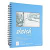 Sketch Book Spiral Bound Sketchbook Blank White Pages Art Sketchbook for Beginner Professional Blue