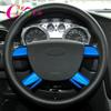4Pcs/set Car Steering Wheel Panel Decoration Cover Trim for Ford Focus 2 Mk2 2005-2012 Stainless Steel Accessories