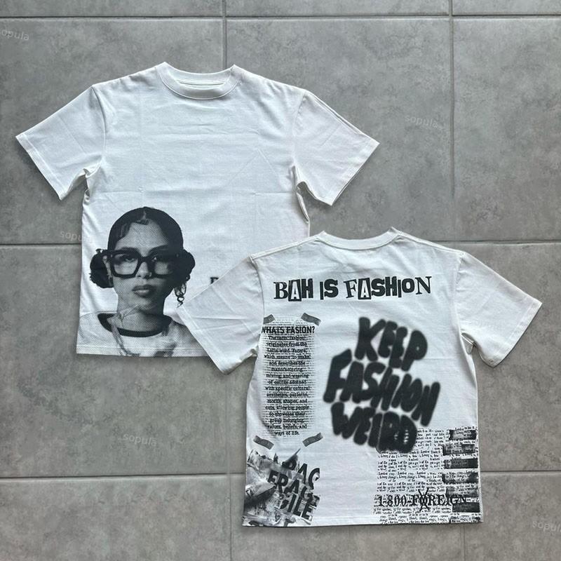 

Street Business After Hours Graphics Casual Short Sleeve TShirt Unisex Y2K Cotton Vintage Oversize Tshirt Streetwear Women Tops S