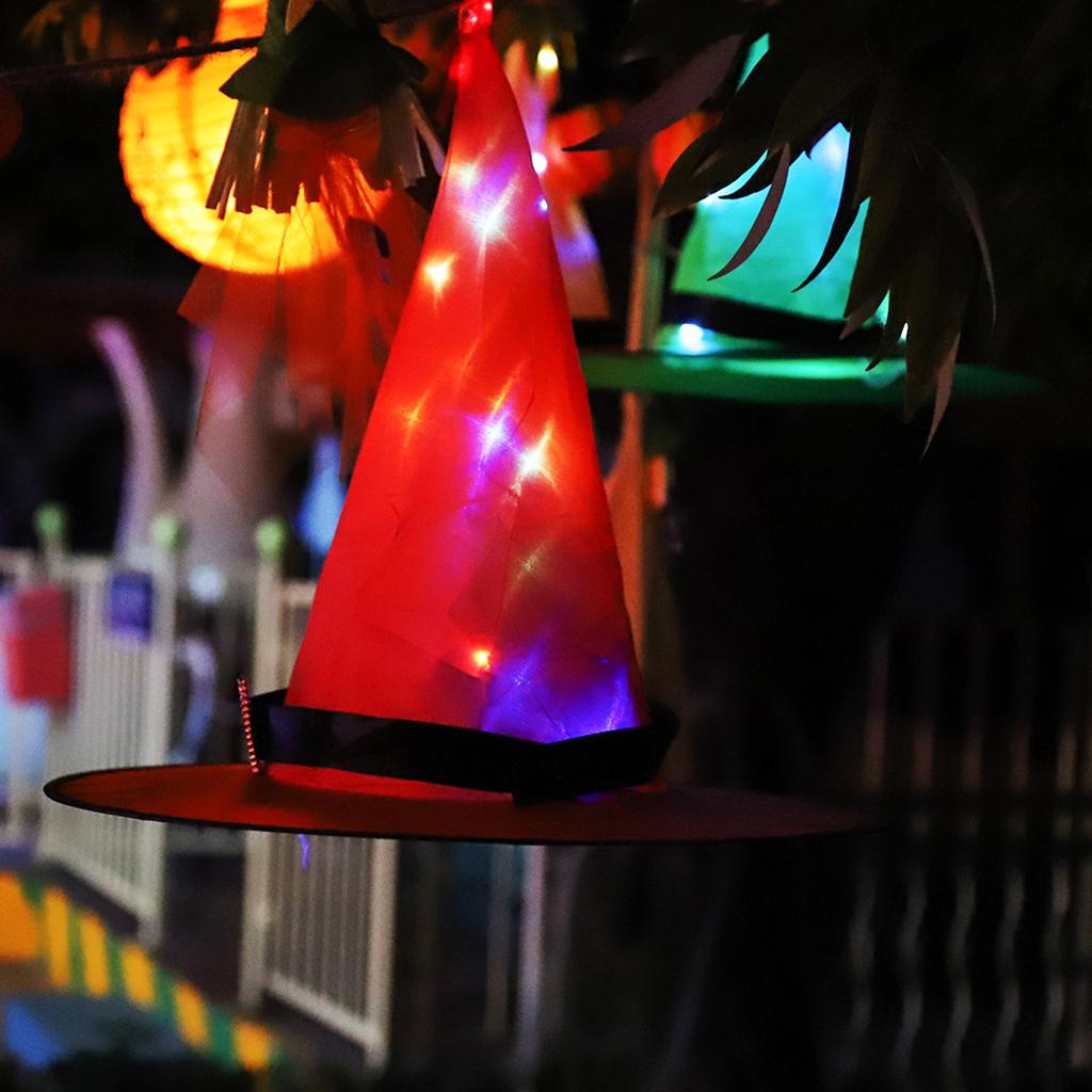 Halloween Light Decor Witch Hat For 