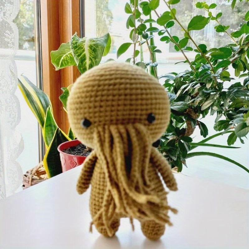 

1 штука декоративного изделия ручной вязки на тему Хэллоуина, причудливая и забавная кукла