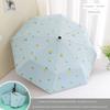 Female Student Print Foldable Dual-Purpose Sun-Proof Umbrella