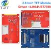2.8" TFT LCD Display Module, 240x320 Full Color, ST7789/ILI9341 Driver, SPI.