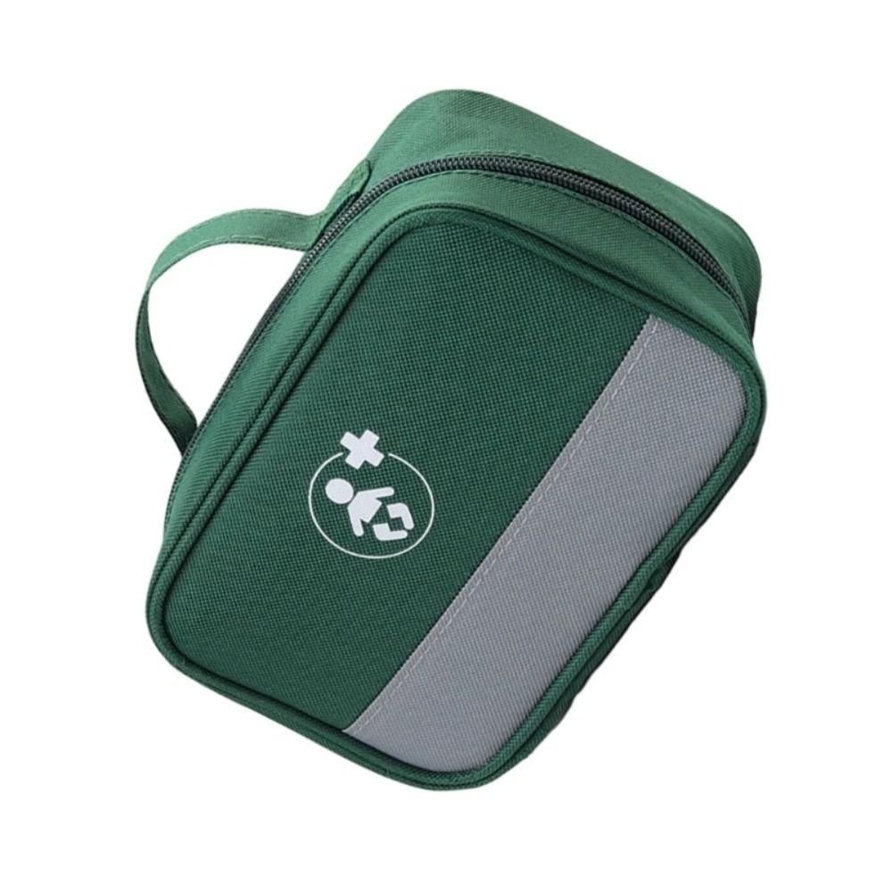 Empty Family Pill Bag Multicompartment Medicine Organizer Box Medicine Storage Bag  For Travel