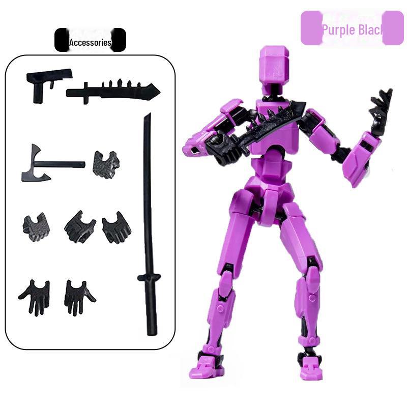 3D Movable Jointed Children's Dolls - Decompression Toy