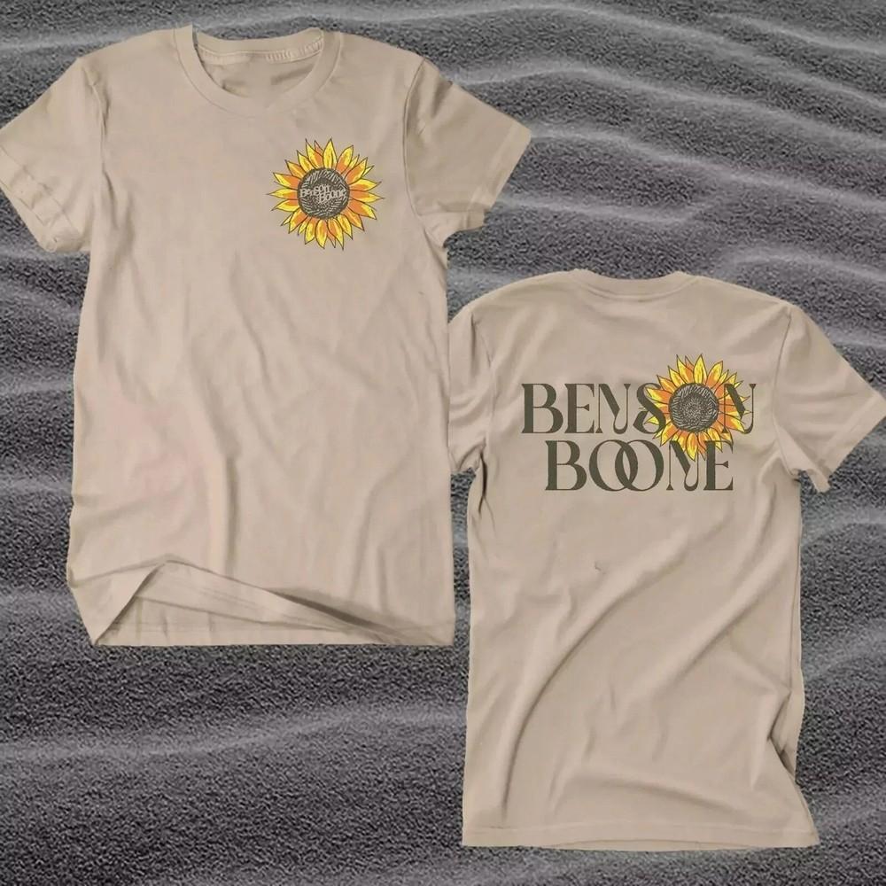 HOT Benson Boone Sunflower Tour 2025 TShirt Reprint Unisex T-Shirt XXXL
