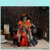 Halloween Skelett Kürbis Deko mit Schaumstoff und Polyester für Geisterhaus-Atmosphäre