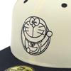 [New Era] Cap 59FIFTY Doraemon Collaboration Chrome White 7 38 5950 DORAEMON DRAWING CHR NVY
