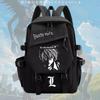Anime Notebook L Light Yagami Cosplay School Backpack Teens Unisex Large Capacity Nylon Daily Use