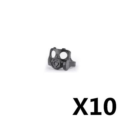 MOC Military Figures Accessories Building Blocks Helmet Night Vision Vest Knee Pads Tactical Belt Protective Mask Toys Kids J068