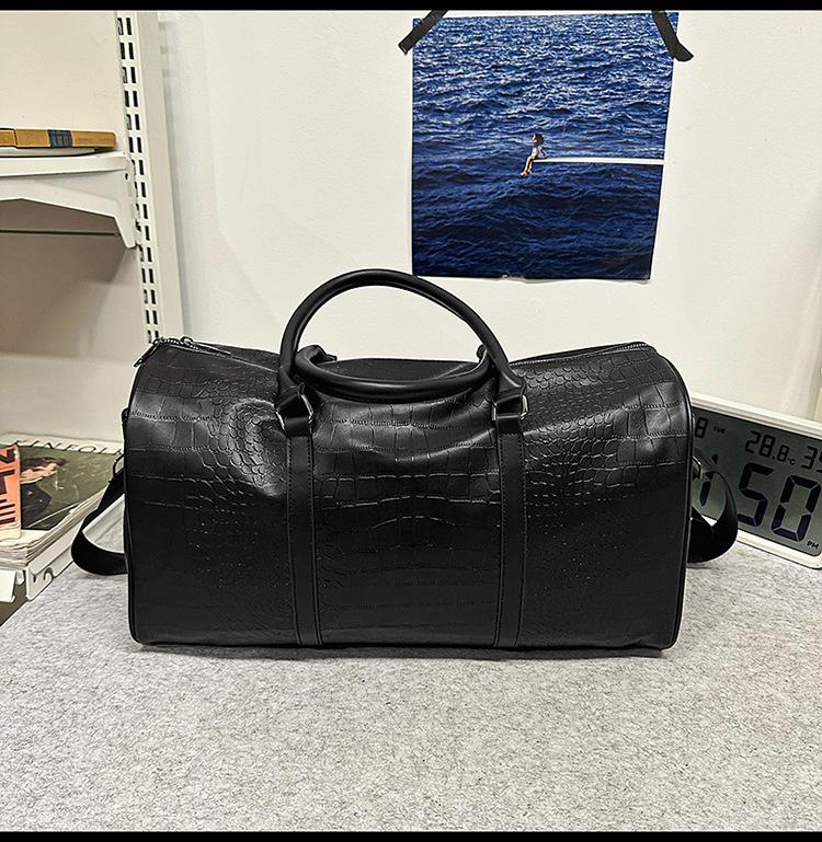 

Весенне-летняя новая нишевая дорожная сумка через плечо большой вместимости, мужская и женская сумка-тоут, портативная сумка из ПУ