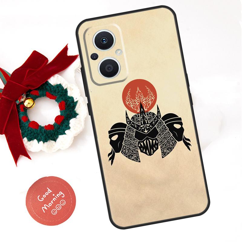Japanese Samurai Ninja Case For OPPO Reno 8 7 6 5 4 Lite 11F 10 Pro 8T 5Z 4Z OPPO Find X6 Pro X2 Neo X3 X5 Lite