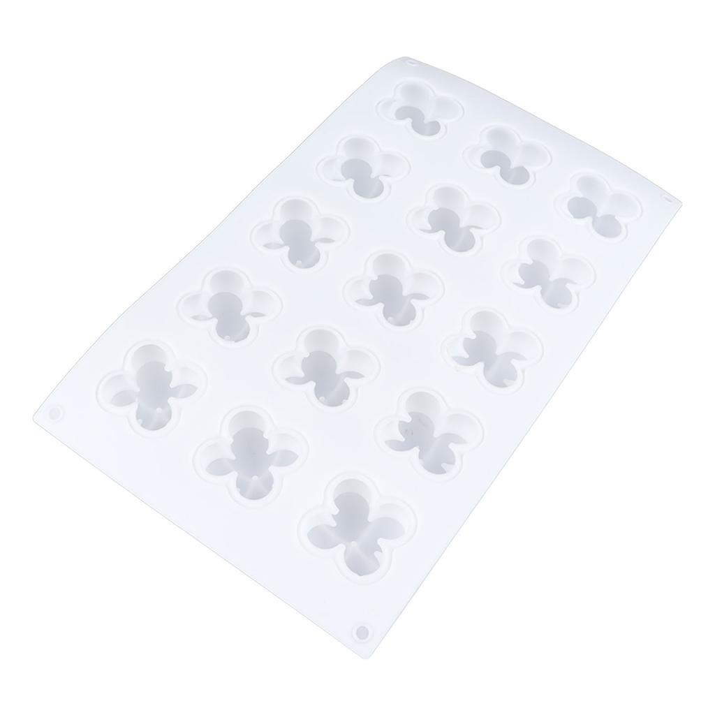 15 Grids Chocolate Mold Food Grade Reusable 15 Cavity Cake Silicone Mold for Restaurant Kitchen