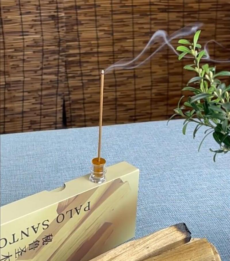 Y 21cm Palo Santo Peruvian Sacred Wood Incense Sticks White Sage California Cedar Aromatherapy Natural Plants Indoor Yoga Cense