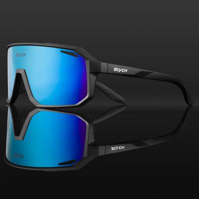 SCVCN Nuovi occhiali da sole per ciclismo, escursioni in bicicletta, sport all'aria aperta, occhiali da corsa, occhiali da ciclismo da uomo, occhiali da MTB, occhiali da ciclismo da donna, 1 lente