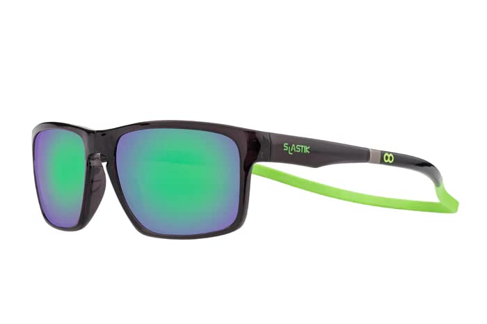 Bayline SLASTIK SHACKED Sports Sunglasses with UV Neck and Front Magnet SUNGLASSES_LOFT (Green) Protection, Strap,