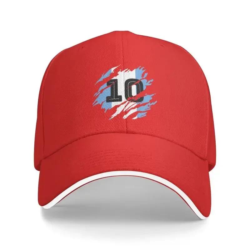 Personalisierte Maradonas-Baseballkappe für Damen und Herren, verstellbar, argentinische Fußball-Papa-Mütze im Hip-Hop-Stil
