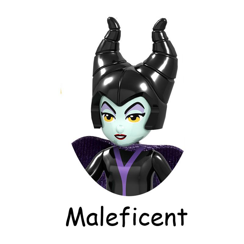 Non-Toxic Fairy Tale Princess Children Belle Beast Cinderalla Anna Olivia Model Figure Blocks Construction Building Bricks Toys For Children