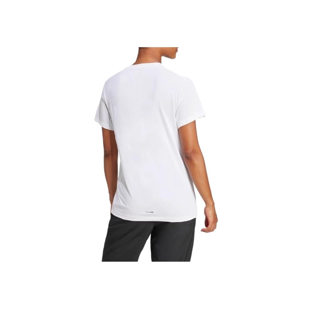 

Adidas Terrex Climacool Travel Outdoor Series Модная Универсальная Удобная Футболка с Коротким Рукавом Женские Топы Белая JI9232 S