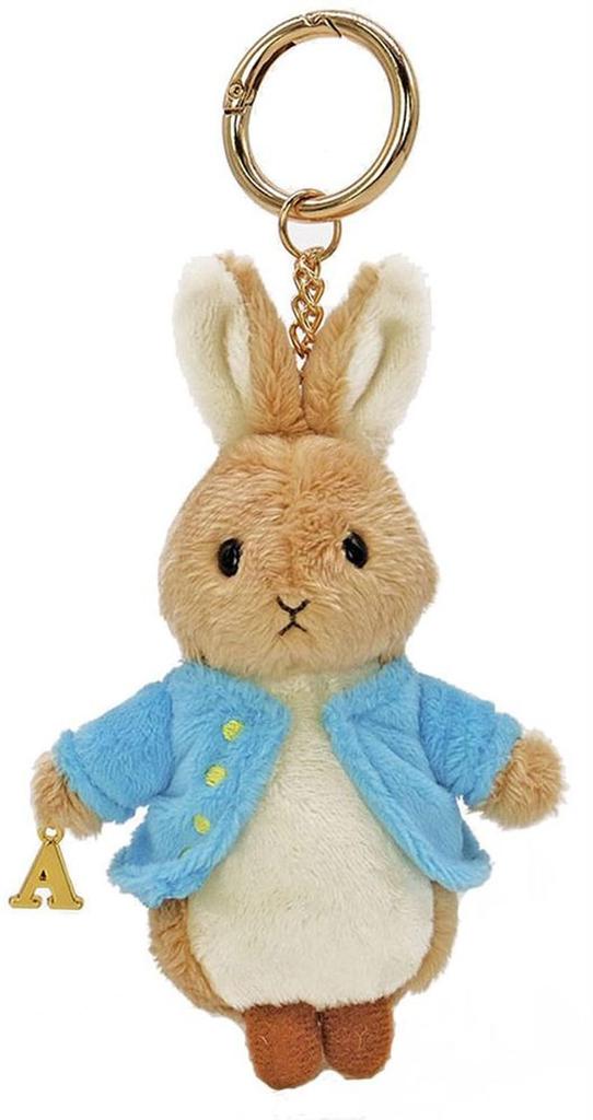 Nakajima Corporation Peter Rabbit Initial Mascot A 206916-25 H13 X W9 X D4.5cm