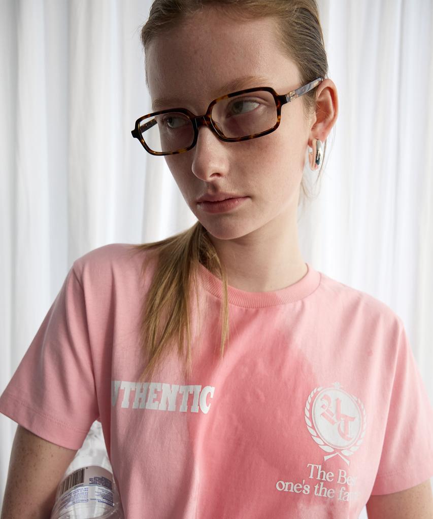 Yusentig Emblem T-Shirt Light Pink Aw5Me43671