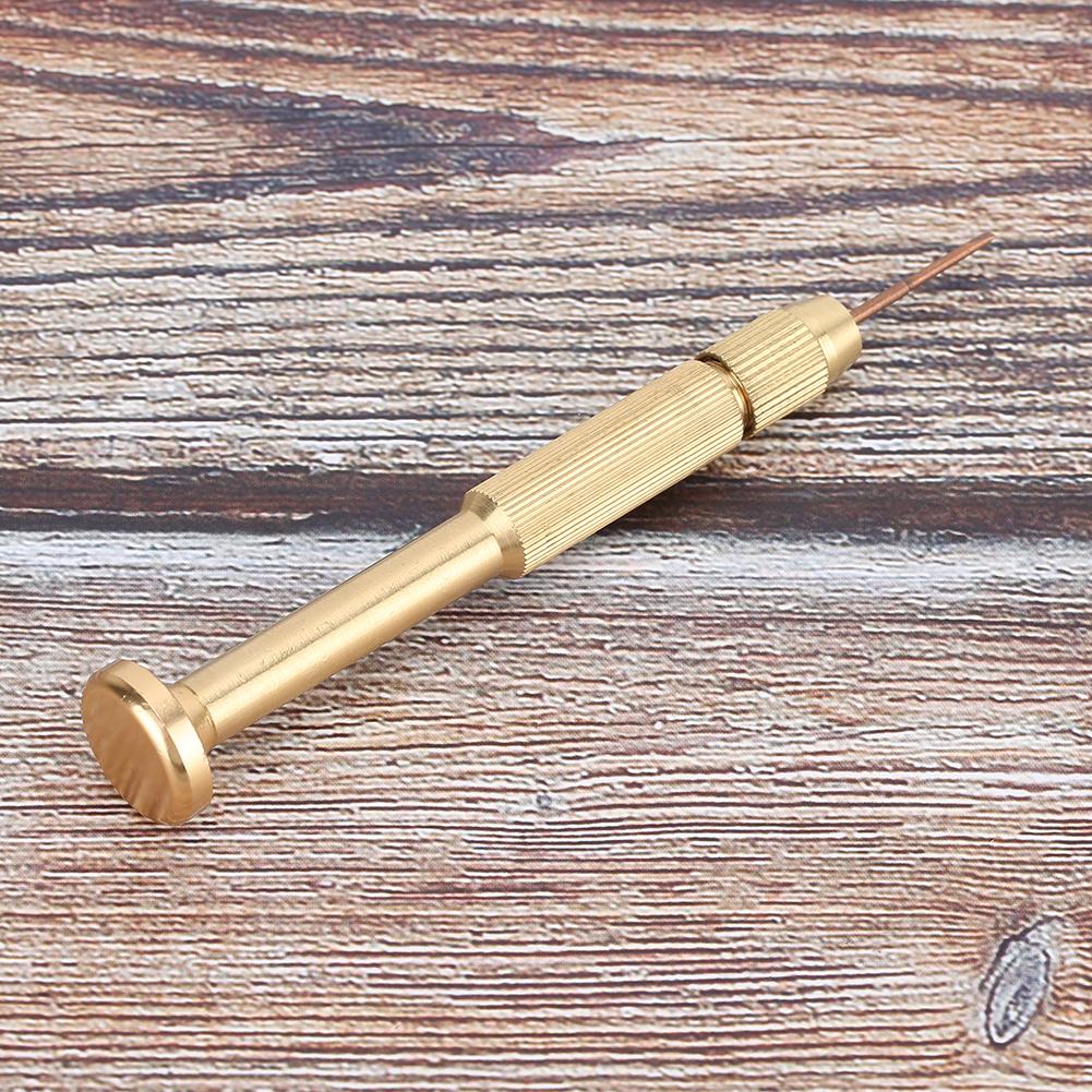 Multi Function Screwdriver Watch Glasses Repair Tool Accessory (Gold Slot Type Screwdriver)