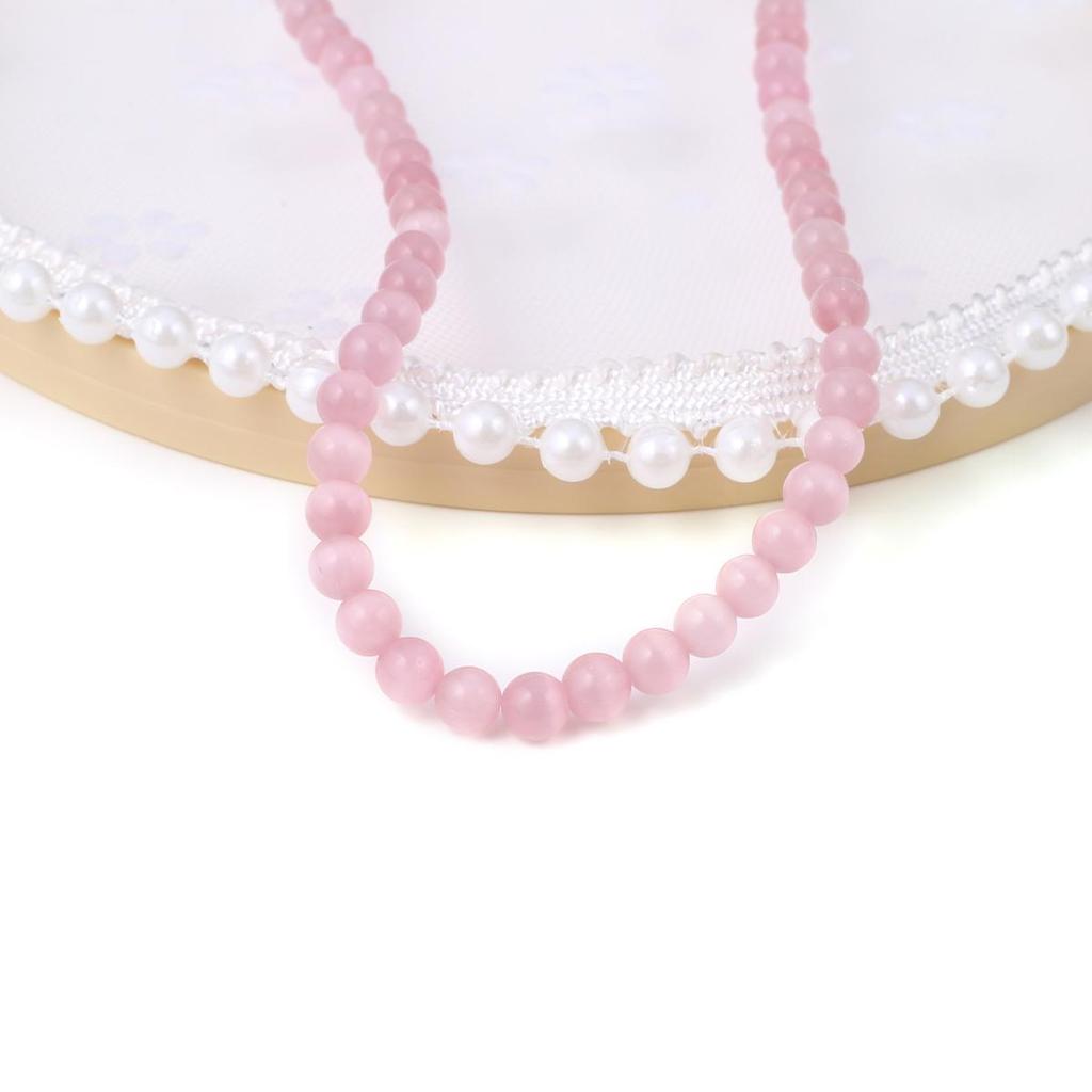 Koraliki Opal Naturalny Kamień Opal Okrągły Koralik Izolacyjny 8mm Do Wyrobu Biżuterii DIY Bransoletka Naszyjnik Kolczyki długość 38cm