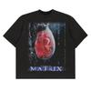 The Matrix Retro Scifi Movie Graphic Tshirt Unisex Unisex Vintage Casual Cotton Short Sleeve Streetwear Tee