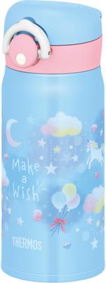 Water Bottle Vacuum Insulated Mobile Mug 350ml Sky Blue SKY JNR-353G