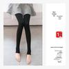 Women's Slimming Wool-Blend Ribbed Leggings - Warm, Anti-Pilling, Vertical Stripe Design
