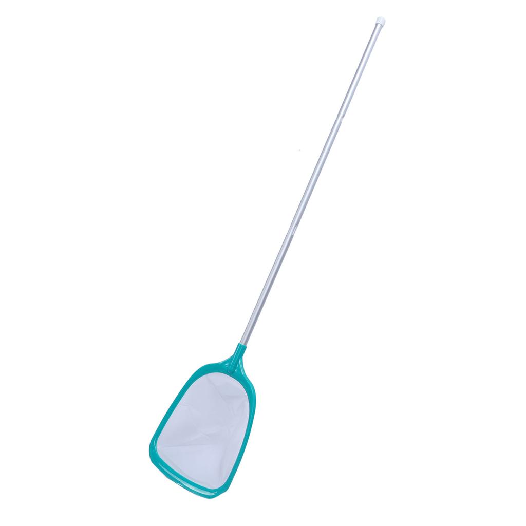 Pool Skimmer Net Fine Mesh Replacement Cleaning Tool Supplies with 3 Section Thread Telescopic Pole