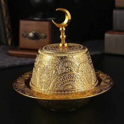 Middle East Arabian Metal Dim Sum Bowl Ice Cream Cup Dried Fruit Storage Box Dim Sum Snack Plate Pastry Bowl