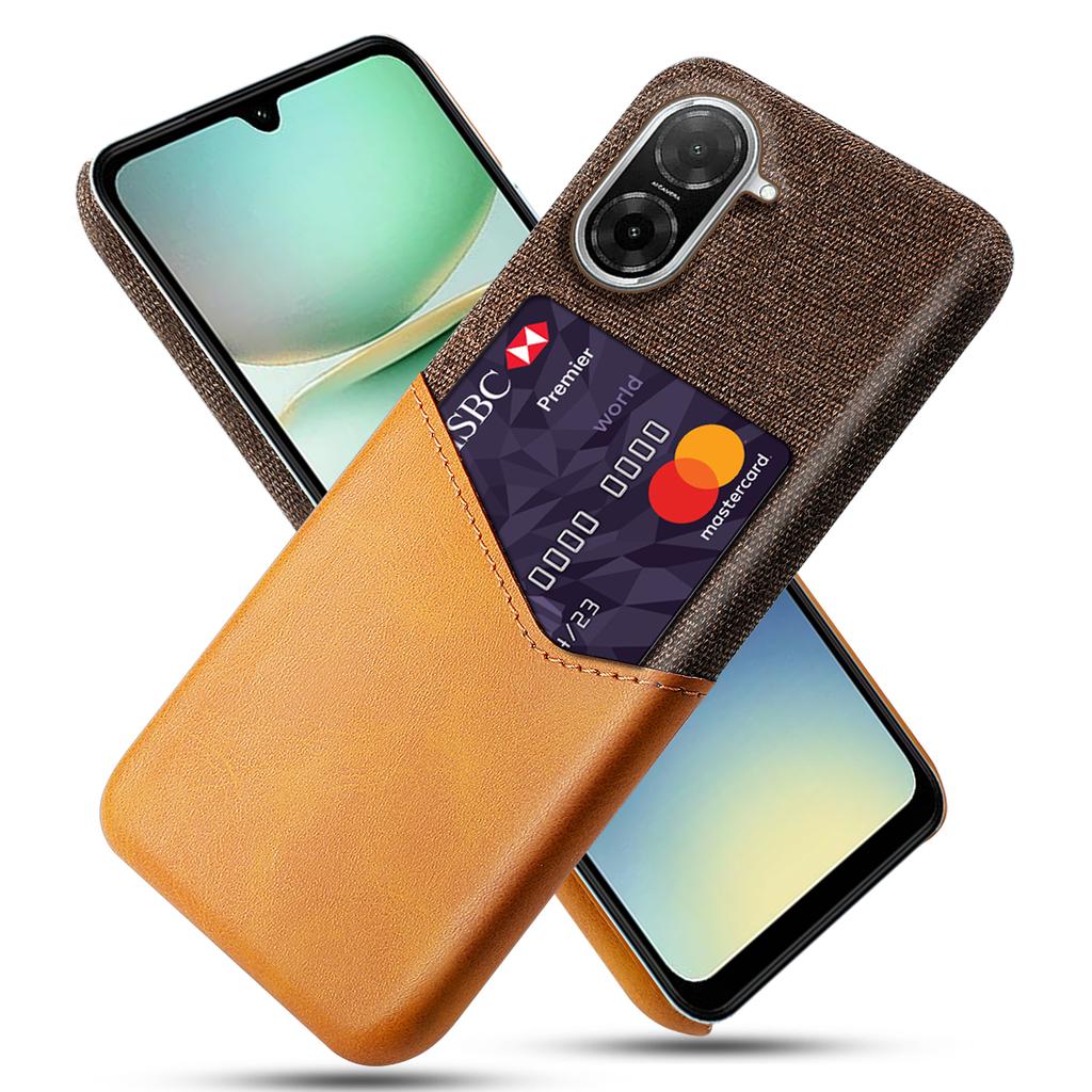 For Xiaomi Redmi A5 4G (171.7mm) Case PU Leather Cloth Texture Hard PC Phone Cover with Card Holder