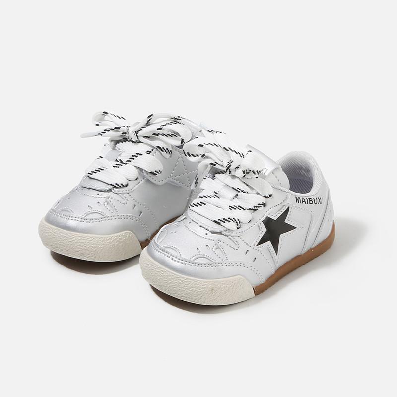 

New Spring Baby Shoes Leather Star Toddler Boys Sneakers Soft Sole Fashion little Kids Girls Shoes EU16-25 21