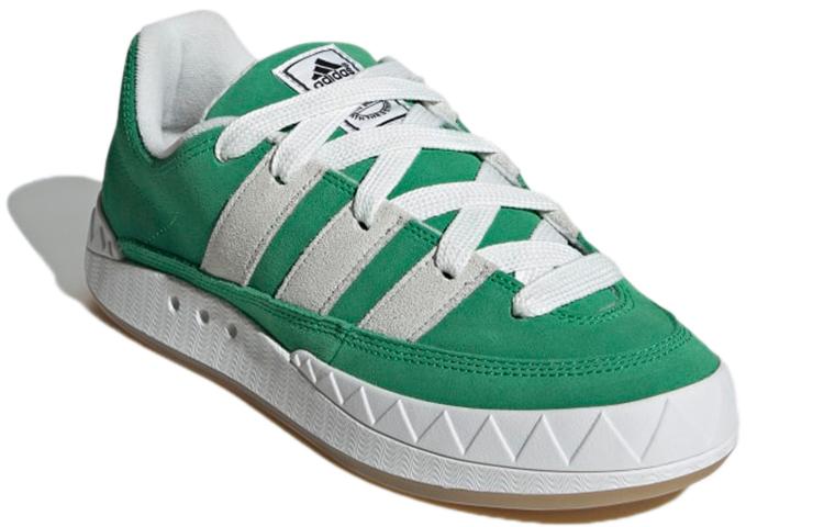 Adidas Originals Adimatic Skateboard Shoes Unisex Low Top Green/Light Gray GZ6202