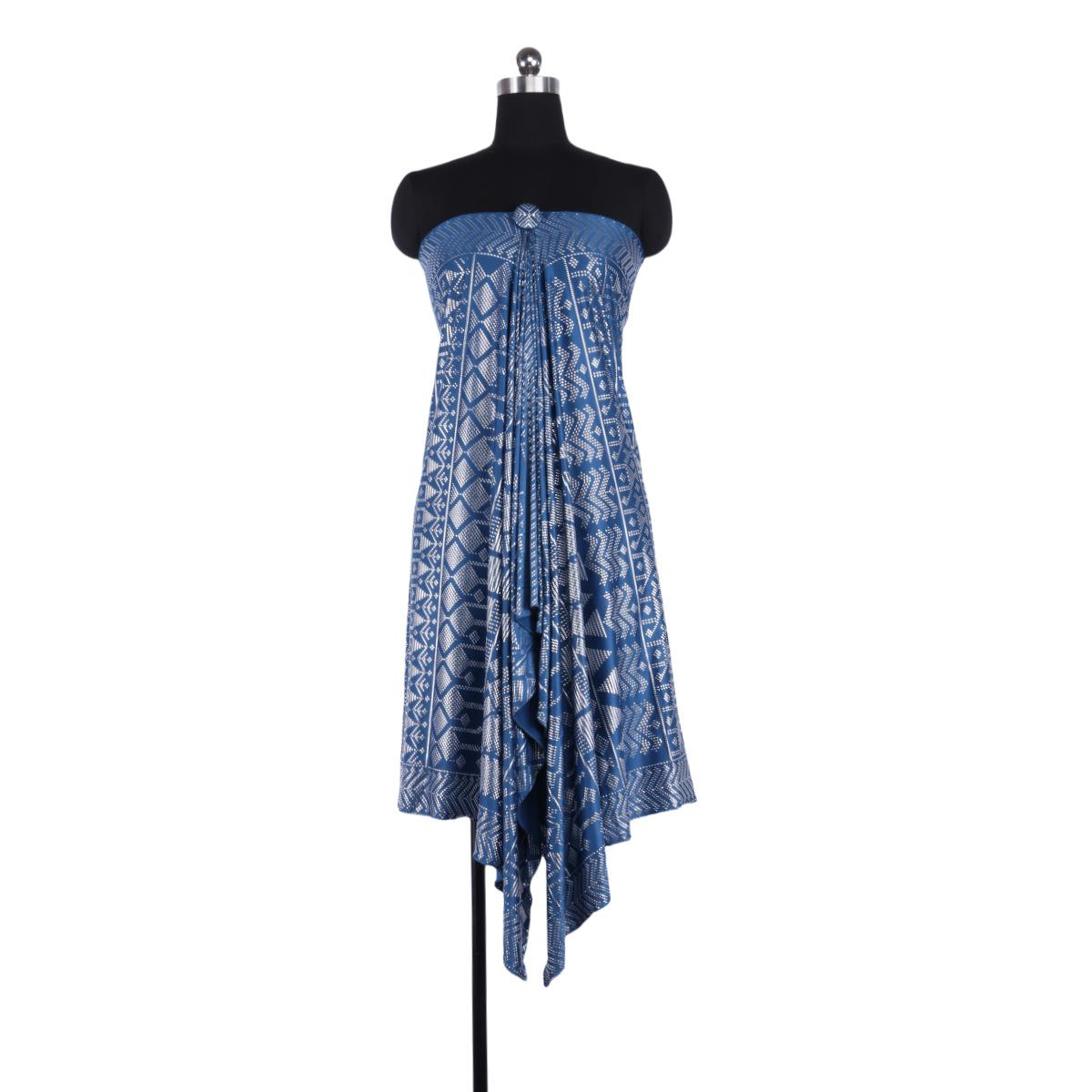 Ladies  Fashionable Hot Stamping Technique Retro Versatile Scarf