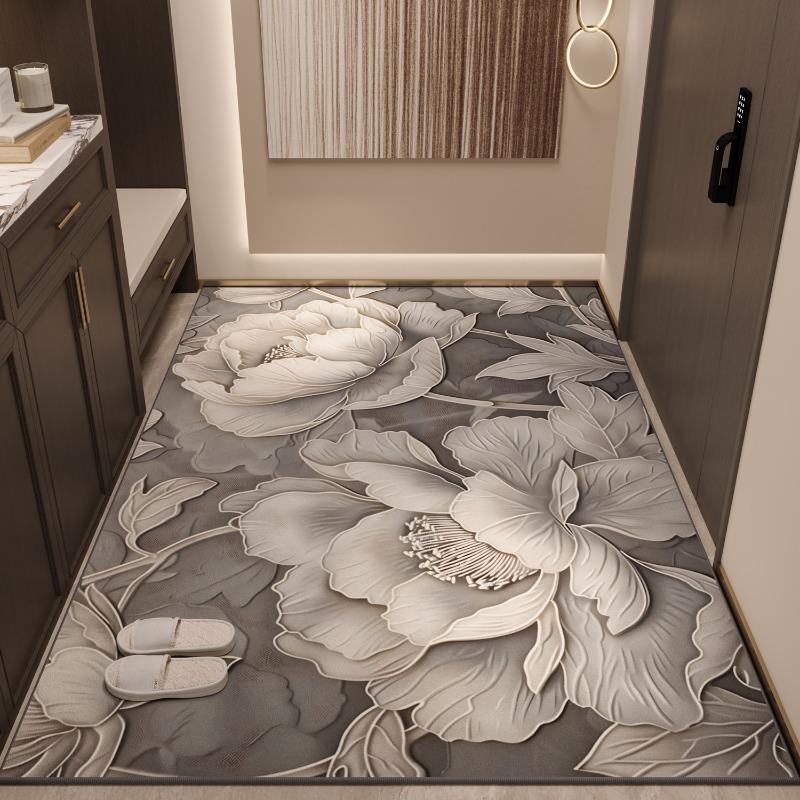 Nordic Luxury Print Carpet Soft Mat Wear-resistant Anti-slip Rug Suitable for Living Room Bedroom Easy Clean Beautiful Fashion