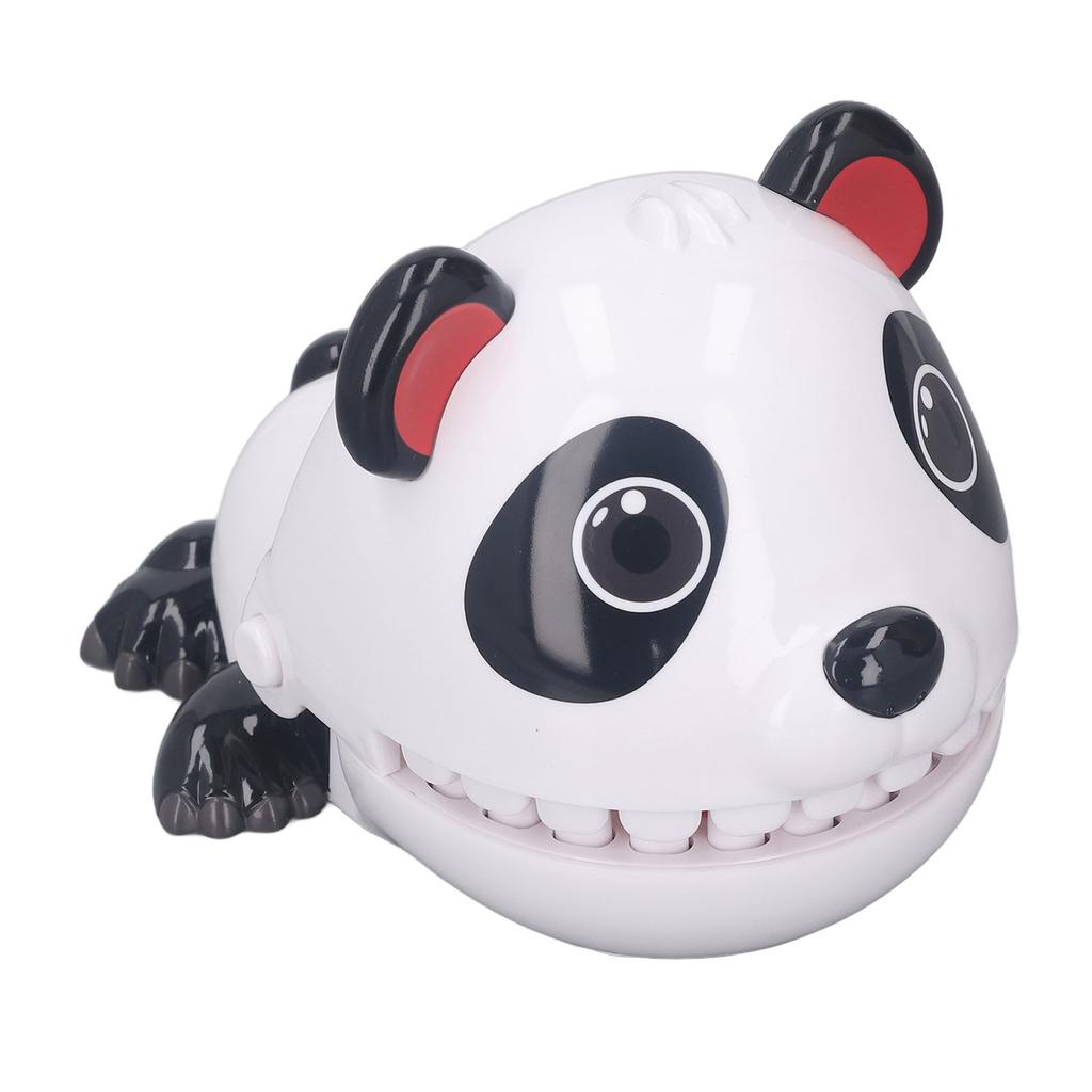 Finger Biting Prank Toy Panda Shaped Interactive Press Teeth Funny Game with Turntable for Kids
