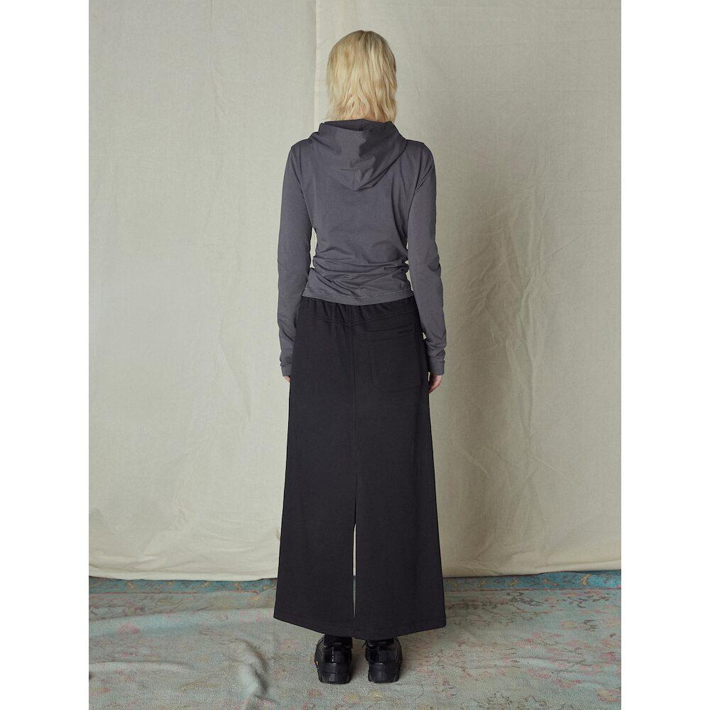 Saendeusaundeu (Women) Sweat Long Skirt Navy