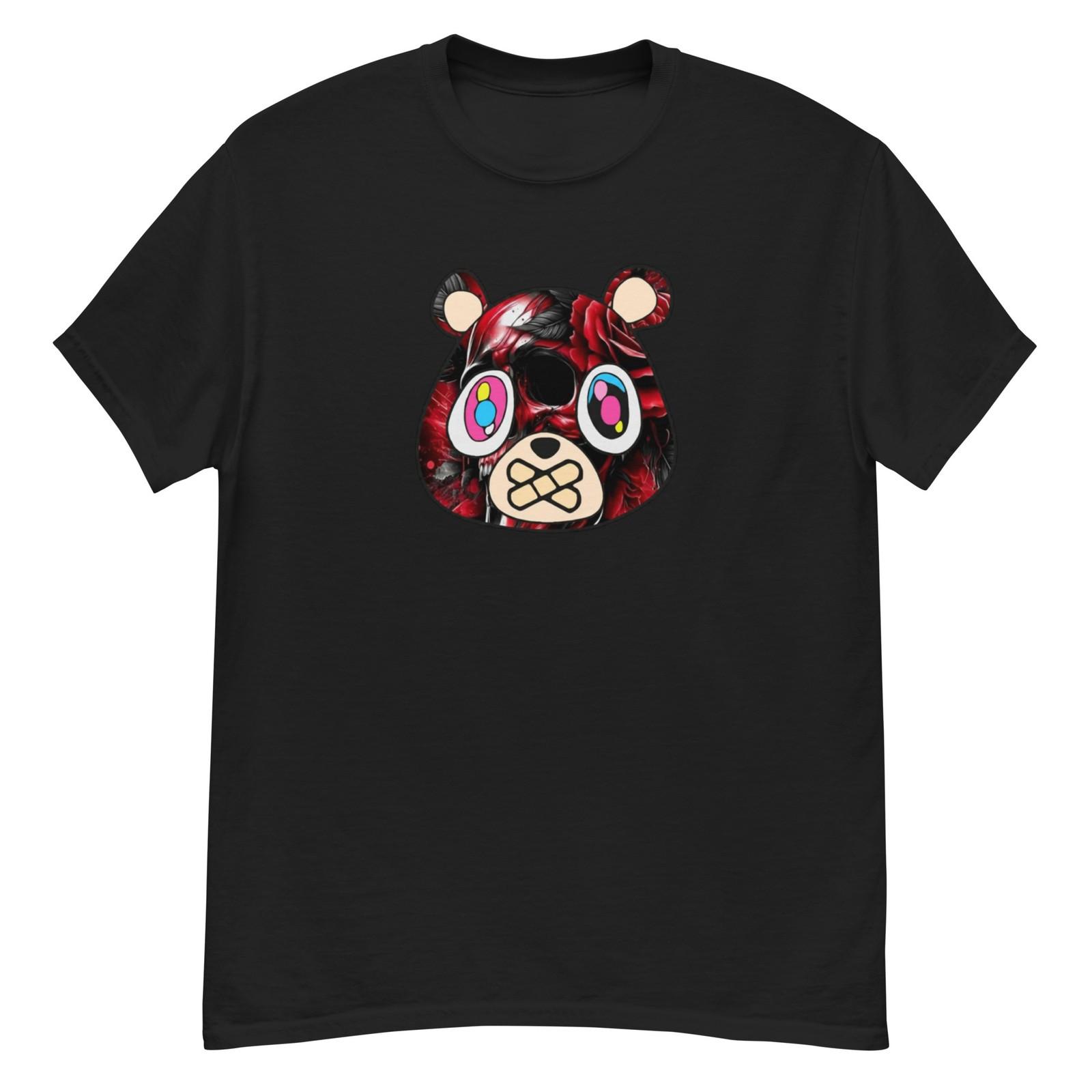 Red Rose Feather Skull Unisex tee S разноцветный